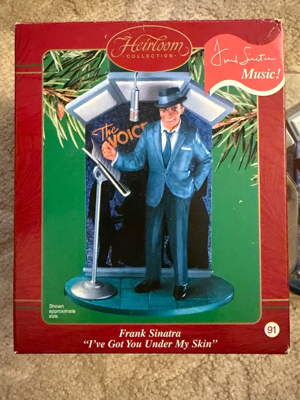 Carlton Cards Frank Sinatra Christmas 2002 ornament